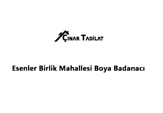 Esenler Birlik Mahallesi Boya Badanacı