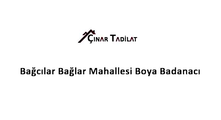Bağcılar Bağlar Mahallesi Boya Badanacı