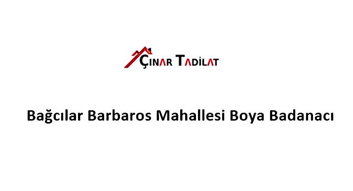 Bağcılar Barbaros Mahallesi Boya Badanacı